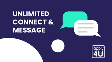 What is Apply4U's Unlimited connect and message? 