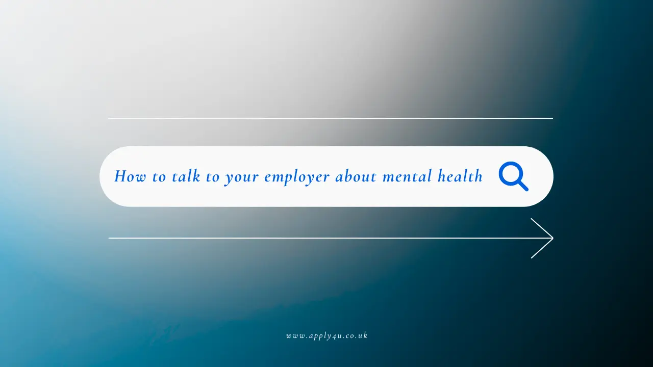 Talking about Mental Health with your Employer